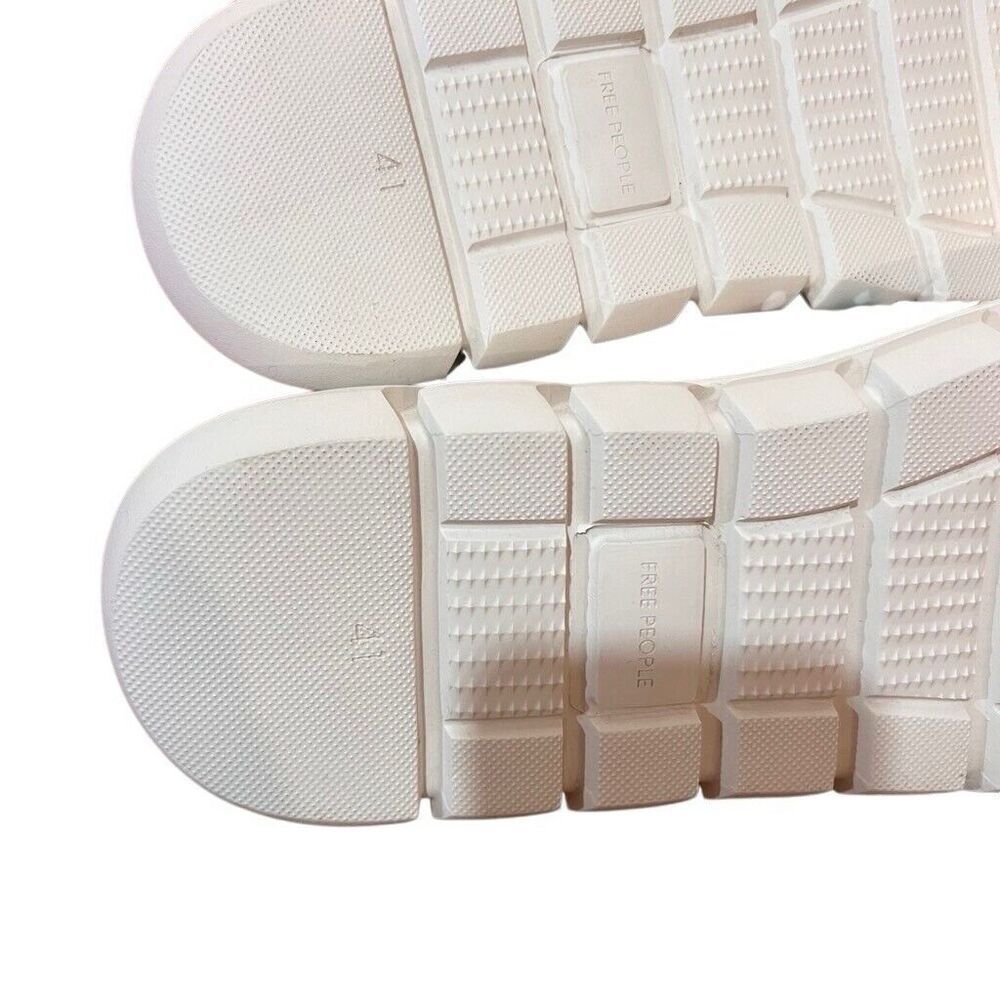 Free People Catch Me If You Can Womens Mirror Combo Crochet Sneakers Sz 41/ 10.5 - Picture 7 of 8